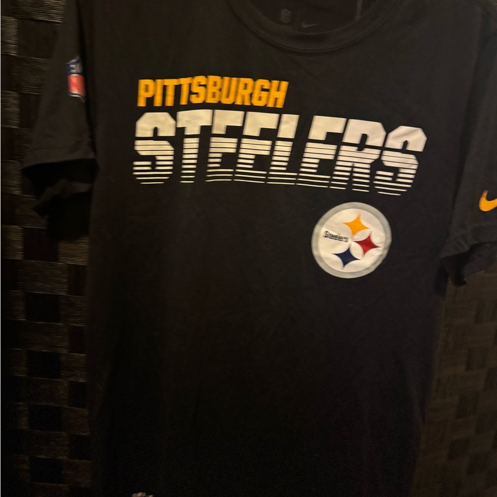 Nike Black Pittsburgh Steelers Tee NWOT
